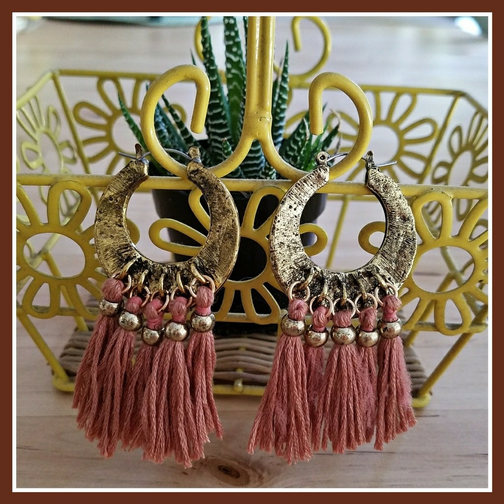 Bohemian Tassel Earrings Vintage Look